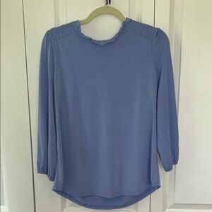 Blouse with Smocked Details